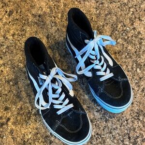 Vans Black and White High-Top Sneakers